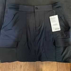 Athleta Trekkie Skort 2.0 black size 10 new with tags